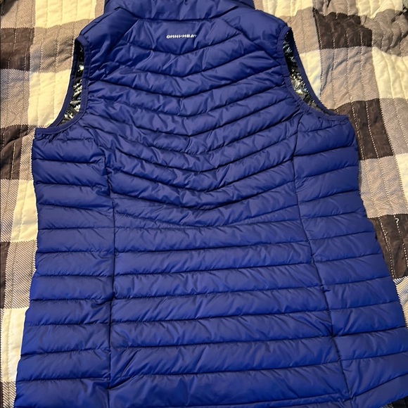 Columbia Blue Omni Heat Puffer Vest - Picture 4 of 4